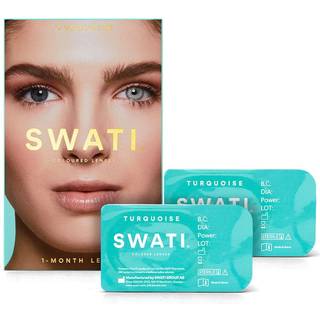 SWATI Cosmetics 1 måneds Kontaktlinser Turquoise