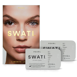 SWATI Cosmetics 1 måneds Kontaktlinser Pearl