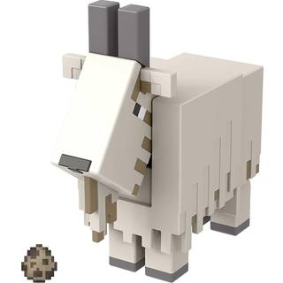 Minecraft-gedfigur med udskiftelige ansigtsudtryk, tilbehør, biomestativ og eksklusivt Comic Maker-appindhold
