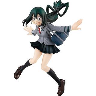 Godt smil min helt akademia: tsuyu asui pop up parade pvc figur flerfarvet