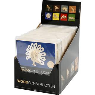 3D konstruktionsfigur, str. 9-25 cm, 8x6 stk./ 1 pk.