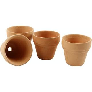 Urtepotter | 3,4 x 3,1 cm | Brun | 48 stk.