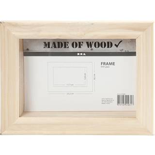 3D Ramme med Glas - 18,2x23,2 cm til Kreative Projekter