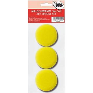 Rund malesvamp 8,5 cm 3-p