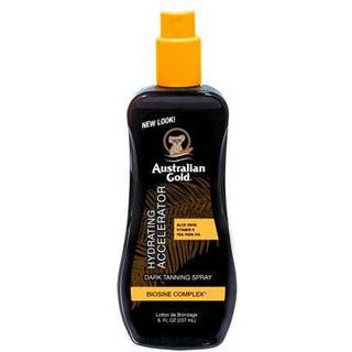Australian Gold Mørk solbruning-Accelerator spraygel, 237 ml – Fugter og hydrerer huden, samtidig med at farven accelereres.