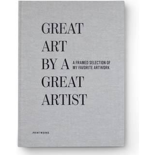 Printworks - Frame book - Great Art, Grey - Notesbøger og kort - Flerfarvet