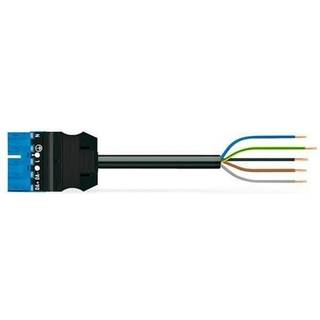 Wago Tilslutningskabel 5 x 1,5 han pvc 2m blå