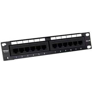 TRENDnet TC-P12C6 12-Port Cat. 6 Unshielded Patch Panel