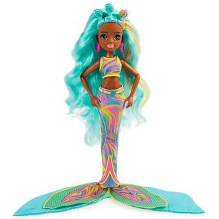 Mermaid High Spring Break Oceanna Mermaid Doll & Accessories med aftagelig hale og farve skift h?rstrimler b?rn leget?j til piger i alderen 4 og