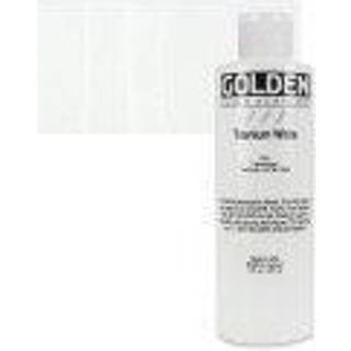 Fluid Acrylics af Golden Titanium White 8 fl. oz. Blaske professionel akrylmaling semi-opaque