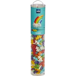 Plus Plus Mini Tube Rainbow mix - 240 regnbuefarvet byggeklodser