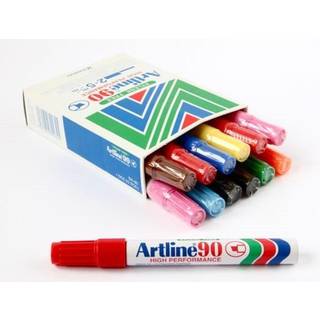 Marker 90 5.0 assorteret farver, Artline EK-90 12 ass., 12stk