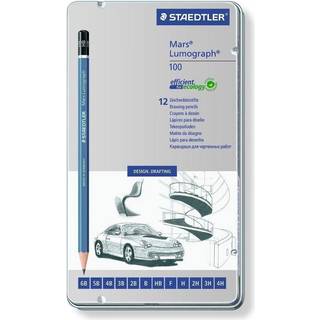 Staedtler Pencil Mars Lumograph x 12, 100% PEFC