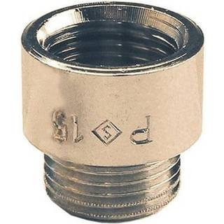 Haneforlænger 1/2" x 80 mm, muffe/nippel, krom
