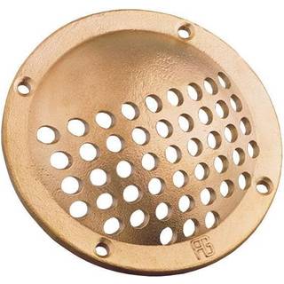 Si til gennemføring Guidi Drilled Round Scoop, messing, rund, Ø120 mm