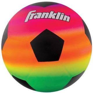 Franklin Sports Kids Mini Soccer Ball - Vibe Kids Indoor + Outdoor Soccer Ball - Rainbow Kids Pvc Ball - Great Playground Ball + Kickball til b?r