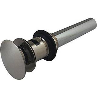 Kingston Brass EV6008 Push-up-dr?ning med overl?bshul 22 gauge b?rstet nikkel