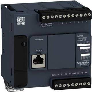 Tm221 Plc, Di9,Ai2,Do7 Relæ, 230 V Schneider Electric