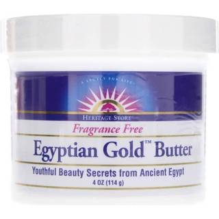 Heritage Store Egyptian Gold Body Butter Body Moisturizer til tr hudpleje nrer og fugter med Royal Jelly Castor Oil Black Seed Oil Frankincense