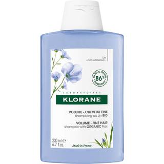 Klorane Flax Fiber Bio Shampoo til fint og slattent hår 200 ml - 200 ml
