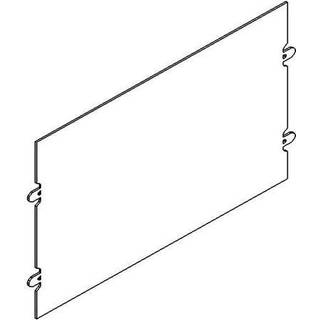 Tabula afskærmningsplade lodret 2X2M