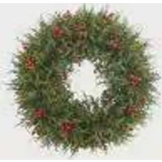 Næsten naturlig cedertræ bær krans 20 """"