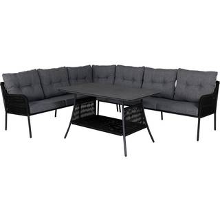Hjørnesofa med sovefunktion BERLIN - Marineblå
