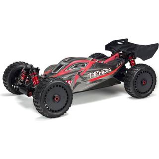 Arrma - ARA406120 - TYPHON 6S BLX Karosseri i lexan (Sort/ Rød)