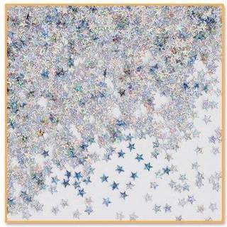 Beistle Silver Holographic Stars Confetti 1/2-ounce (CN054)