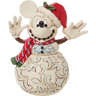 Disney Mickey som snemand "Snowy Smiles" figur
