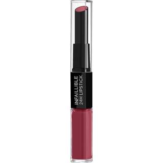 L’Oréal Paris Infallible 24H Langtidsholbar læbestift og læbeglans 2-i-1 Skygge 804 Metro Proof Rose 6 ml - 5,7 g