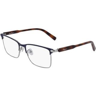 Ferragamo Mand SF2179 021 Optiske stel Metal Blå / Sølv Firkantet