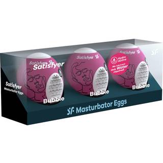 Satisfyer Æg Bubble - æg onaniprodukt (3 stk.)