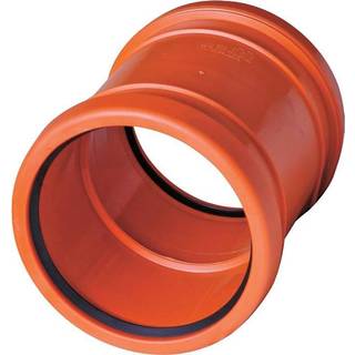 Pipelife PP-dobbelt stikmuffe 110mm. EN1852