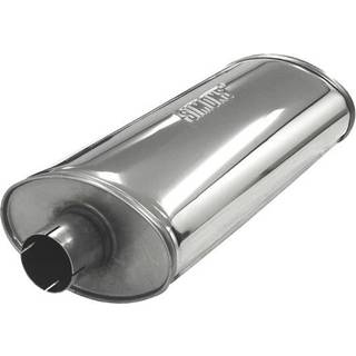 Rustfri lyddæmper 2,5" 140/220mm "heavy