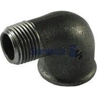 Vinkel 1/2'' 90gr muf/nip sort