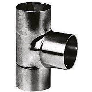 lodde tee 22 - 18 - 22 mm. Med loddemuffer