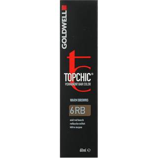 Goldwell Topchic Permanent Hair Color Hårfarve Skygge 6RB 60 ml - 60 ml