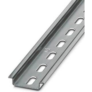 Phoenix DIN-skinne NS35/7,5 med huller 6,2*15 mm forzinket L=2m
