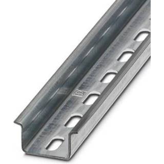 Phoenix DIN-skinne NS35/15 med huller 6,2*15 mm forzinket L=2m