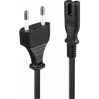 LINDY Euro-Netzkabel, 2m  Euro-Netzstecker-IEC 320 C7