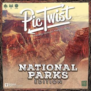 PicTwist National Parks Edition - Engelsk Version - Brætspil