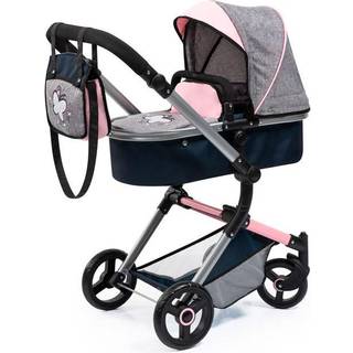 Bayer Design NEO VARIO Kombi Dukkevogn , Grå/Pink/Sort