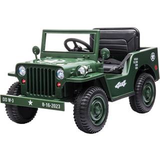 Azeno desert 4 x 4 militær, 4 x 12V, grøn