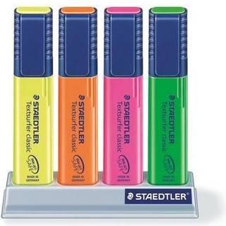Staedtler Highlighter | Bordstander m. 4 farver