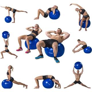 Tunturi Fitness Gymball 65 cm Black, Anti Burst