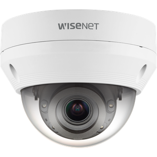 Hanwha Vision Dome Kamera QNV-8080R 3,2 - 10,0mm Überwachungskamera mit 5 Megapixel Auflösung. professionelle Kamera für außen - weiß