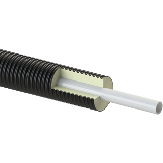 Præ-isoleretFlex rør 6 bar 95o RL 10 m 25/90 mm