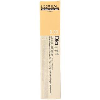L’Oréal Professionnel Dia Light Permanent hårfarve Ammoniakfri Skygge 9.03 Milkshake Biondo Chiarissimo Leggermente Dorato 50 ml - 50 ml