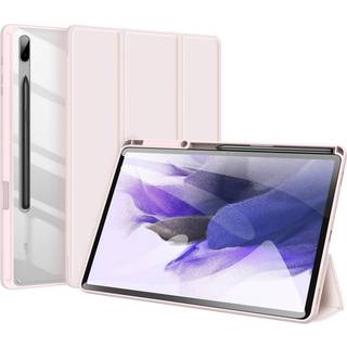 Samsung Tab S8 Plus / S7 FE/S7 Plus - DUX DUCIS Toby Tri-Fold læder cover - Pink